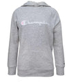 Champion Little Girls Raglan Hooded Sweatshirt  Color Oxford Heather Size 5