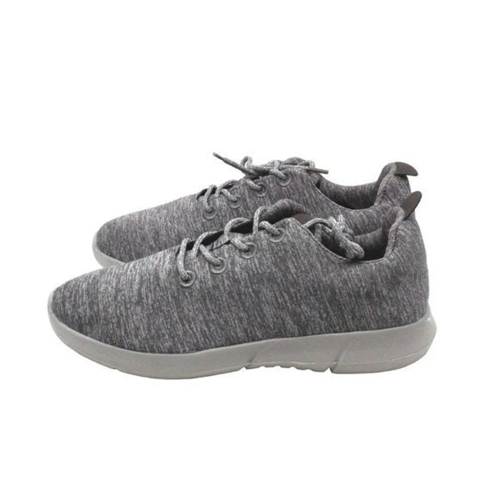 Sugar Women's Gabber Lace-Up Manmade Sneakers  Color Gray Size 9.5M