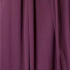 Adrianna Papell Sleeveless Bead Bodice Chiffon Gown  Color Currant Size 14