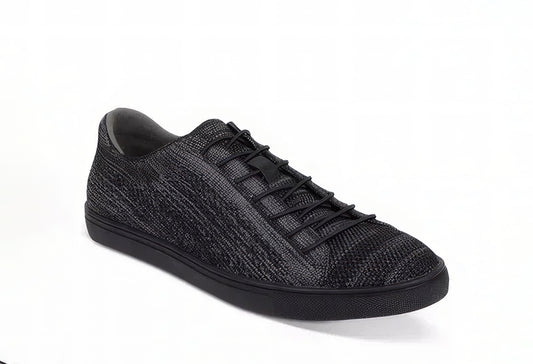 Kenneth Cole Unlisted Men's Stand Textured-Knit Lace-Up Sneakers  Color Black Size 7M