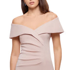 XSCAPE Off-the-Shoulder Sheath Dress  Blush Pink Size 16