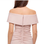 XSCAPE Off-the-Shoulder Sheath Dress  Blush Pink Size 16