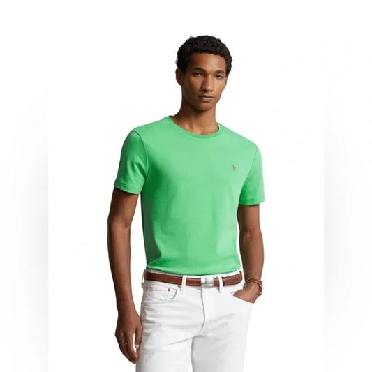 Polo Ralph Lauren Men's Custom Slim-Fit Soft Cotton T-Shirt  Classic Kelly Size 2XL