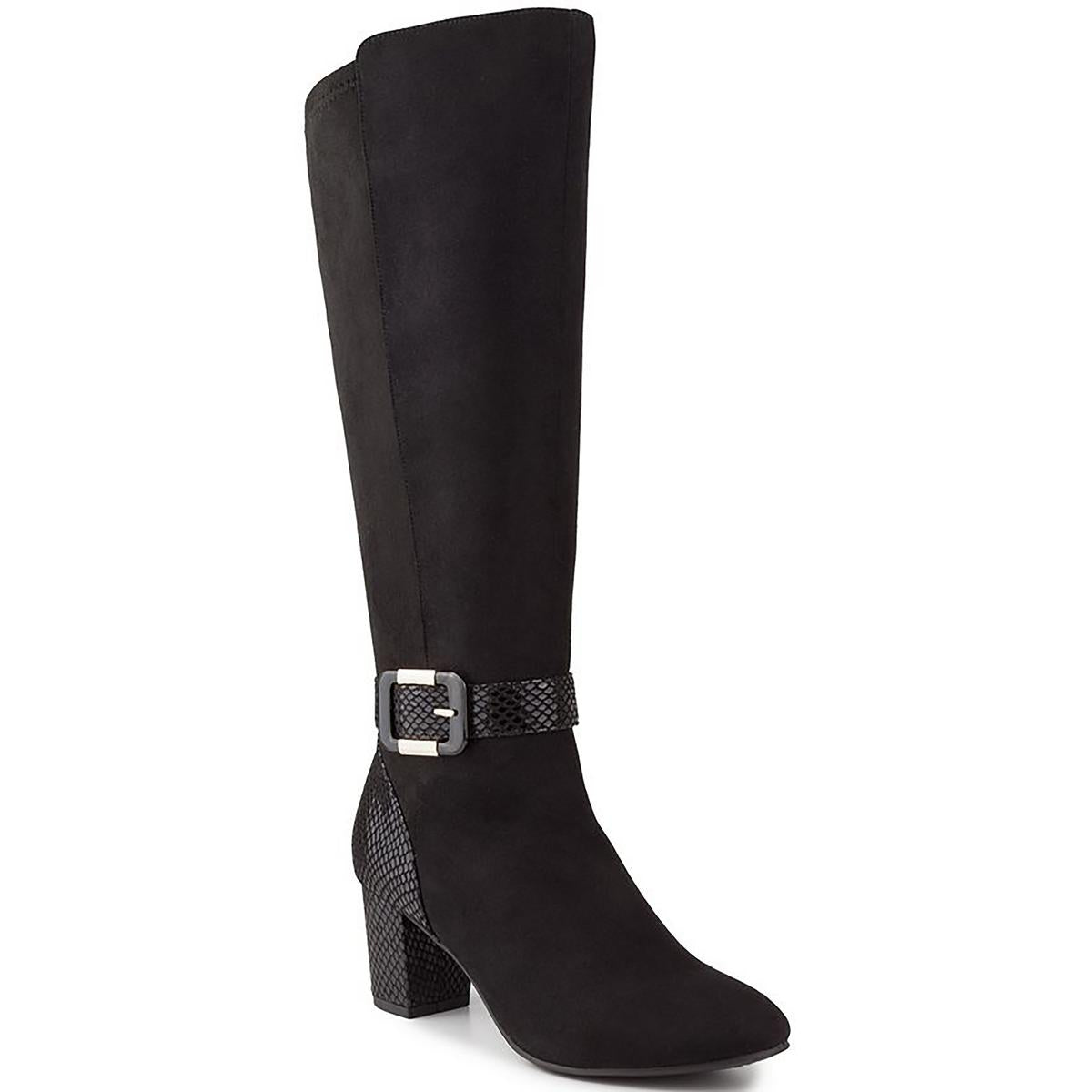 Karen Scott Women's Isabell Dress Boots  Color Black Size 6.5M