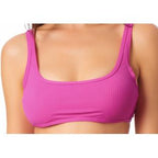 California Waves Bralette Bikini Top  Color Fuschia Sizzle Size S