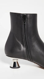 Proenza Schouler Low Heel Ankle Booties w/ Cone Heel  Color Black Size EU 36/US 5.5