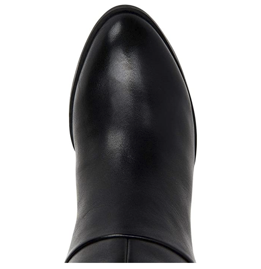 Alfani Nellie Leather Closed Toe Knee High Riding Boots  Color Black Leather Size 10M