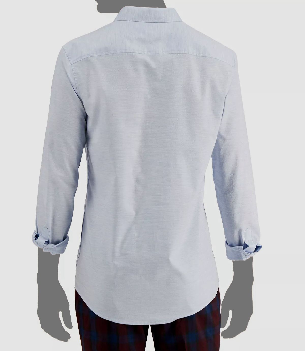 INC International Concepts Men's Judd Dobby Shirt  Color Light Blue Combo Size 2XL