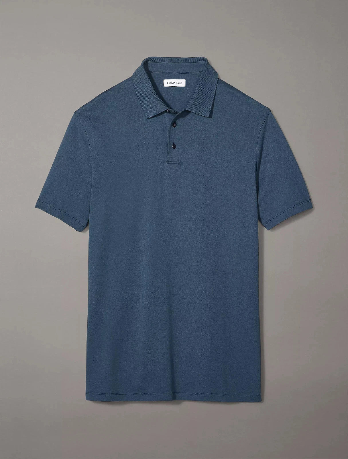 Calvin Klein Men's Classic-Fit Supima Cotton Polo Shirt  Ink Size S