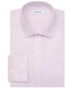 Calvin Klein Men's Steel Stretch Slim-Fit Dress Shirt  Pink 15.5 34/35