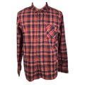 Levi's Men's Kenna Cotton Plaid Shirt  Color Red Plaid Size M