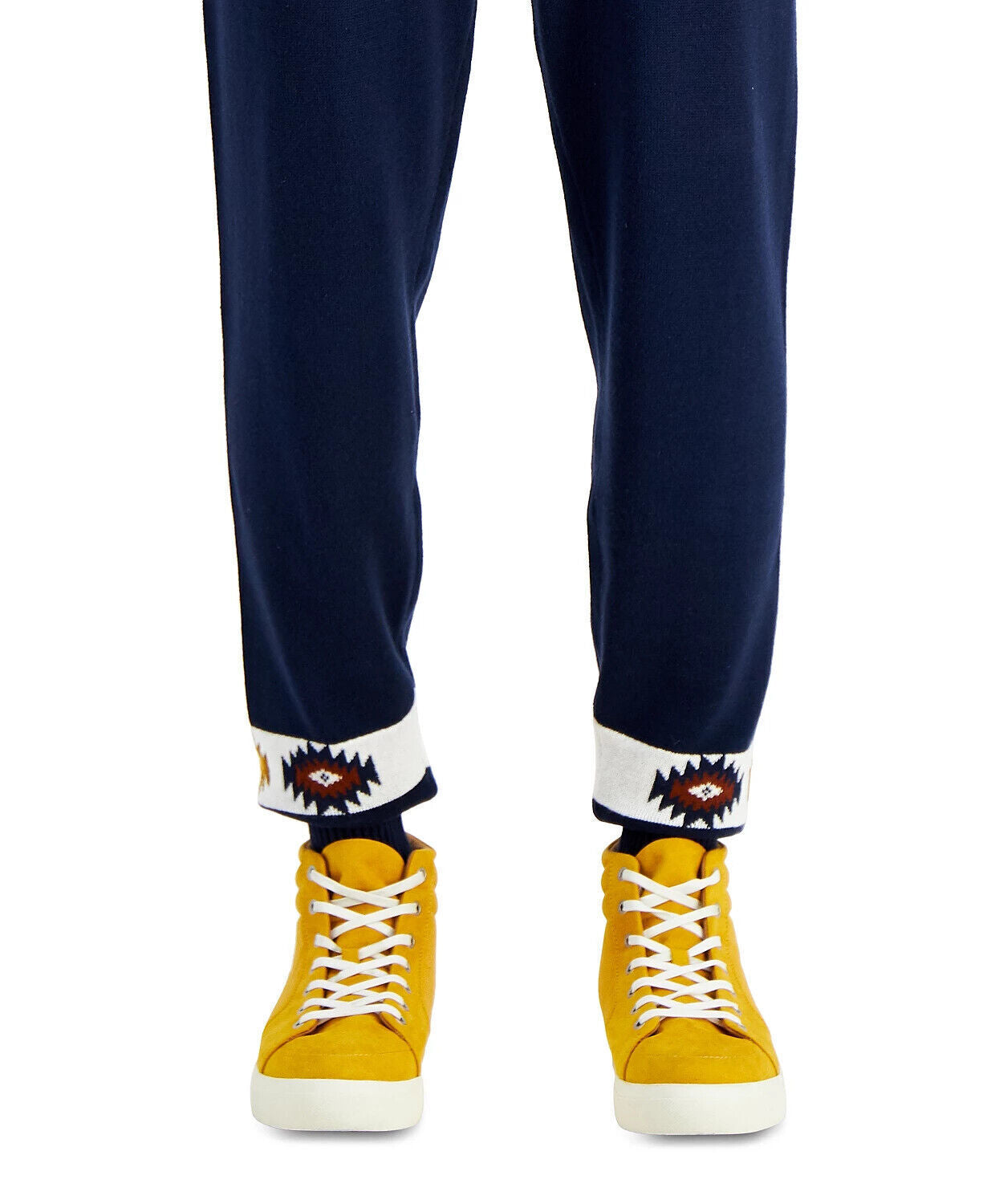 Sun + Stone Men's Matty Cotton Jogger Pant  Color Basics Navy Size L