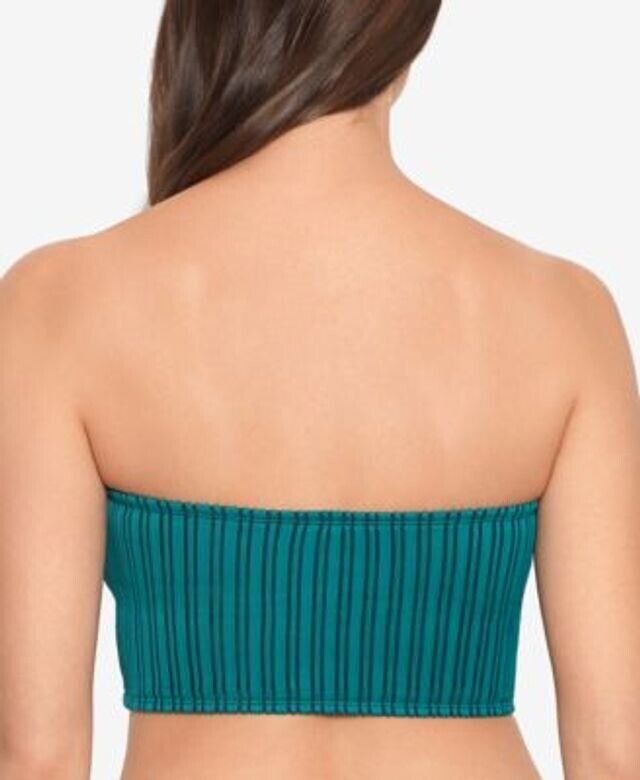 Salt Cove Juniors' Don't Mesh with Me Tube Midkini Top  Color Evergreen Size M