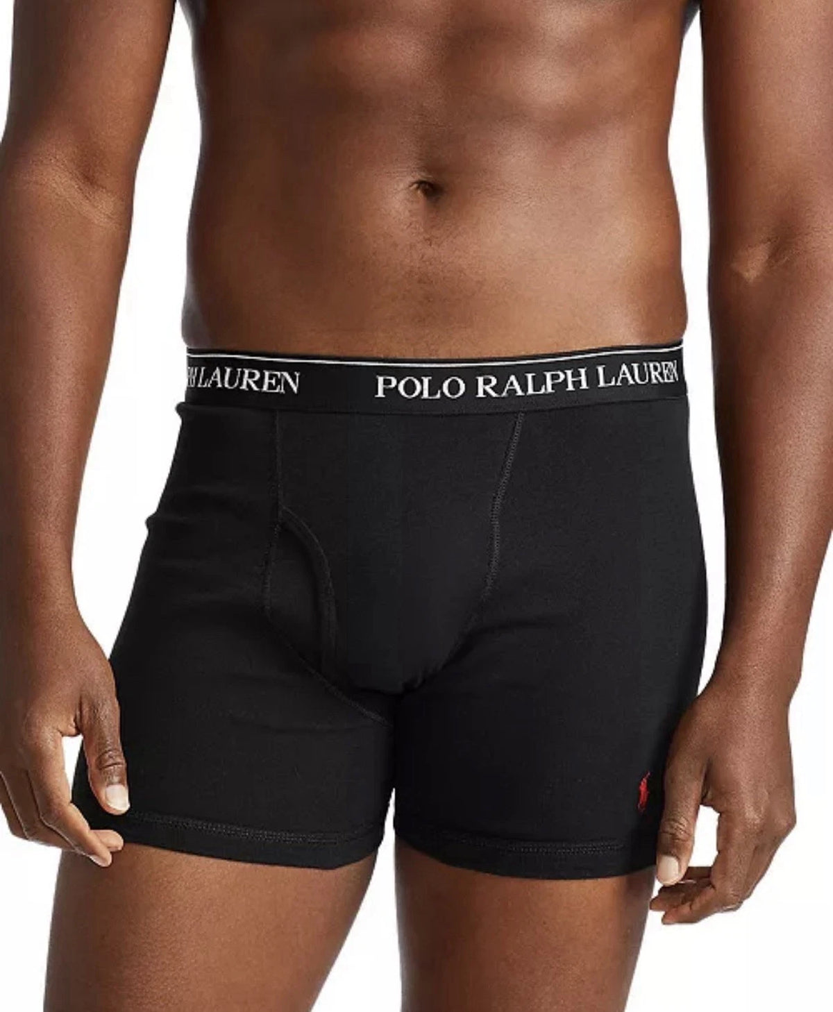 Polo Ralph Lauren Men's Classic Cotton Boxer Briefs - 3-Pack  Red/Black Size 2XL