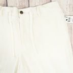 ALFANI MENS RIBBED VELVET TEXTURED PANTS Color Winter Ivory Size L