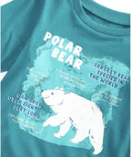 First Impressions Baby Boys Polar Bear Facts Top  Color Harbor Blue Size 12 months