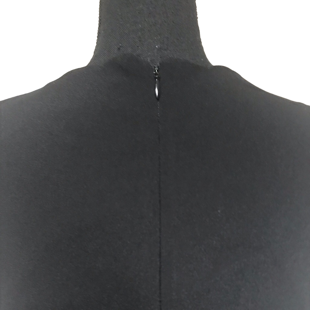 FoxieDox Women's Lina Scalloped A Line Dress  Color Black Size M
