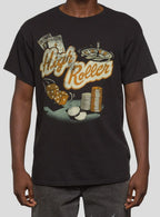 Junk Food Men's High Roller T-Shirt  Color Black Size S