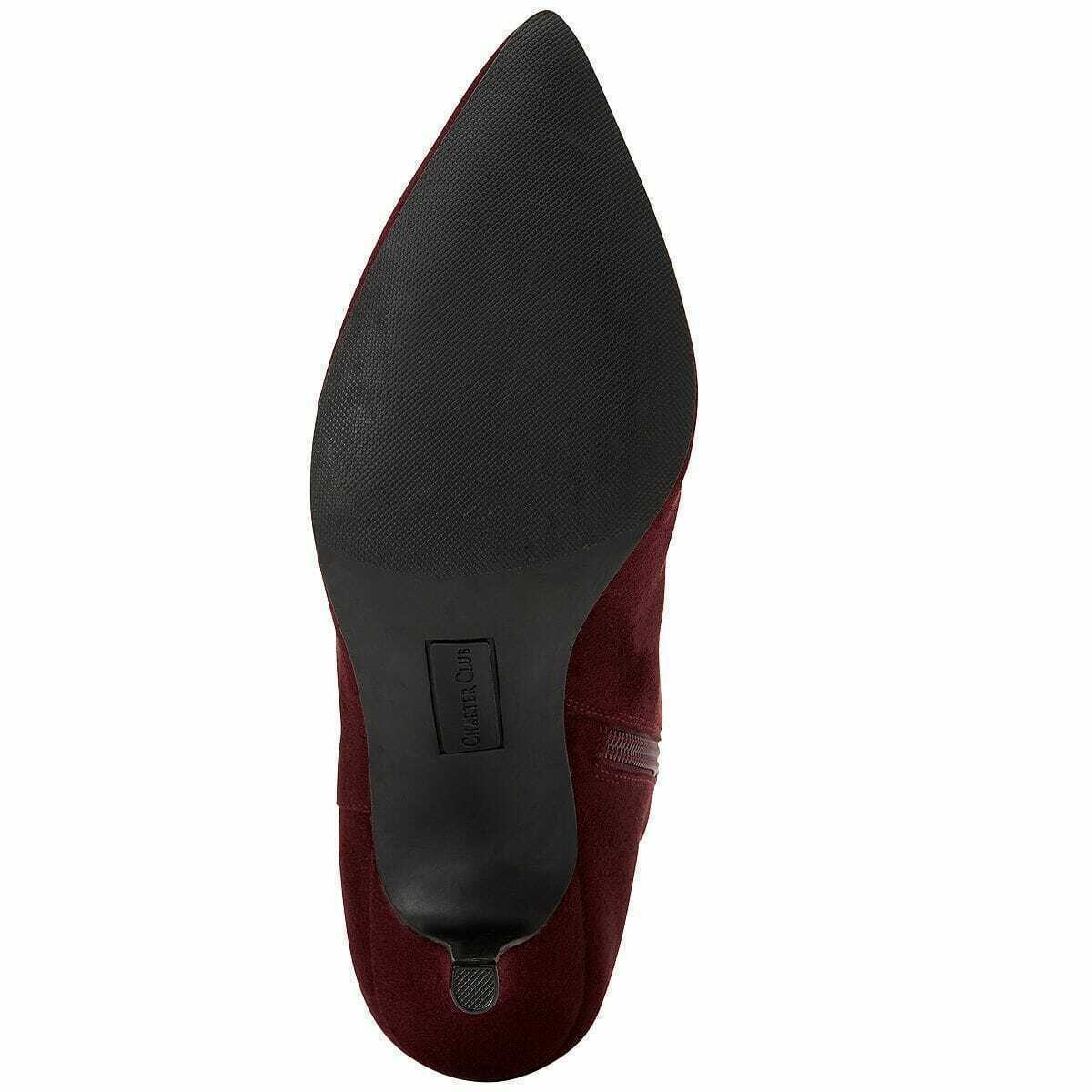 Charter Club Women's Charlette Dress Booties  Color Red Size 9M