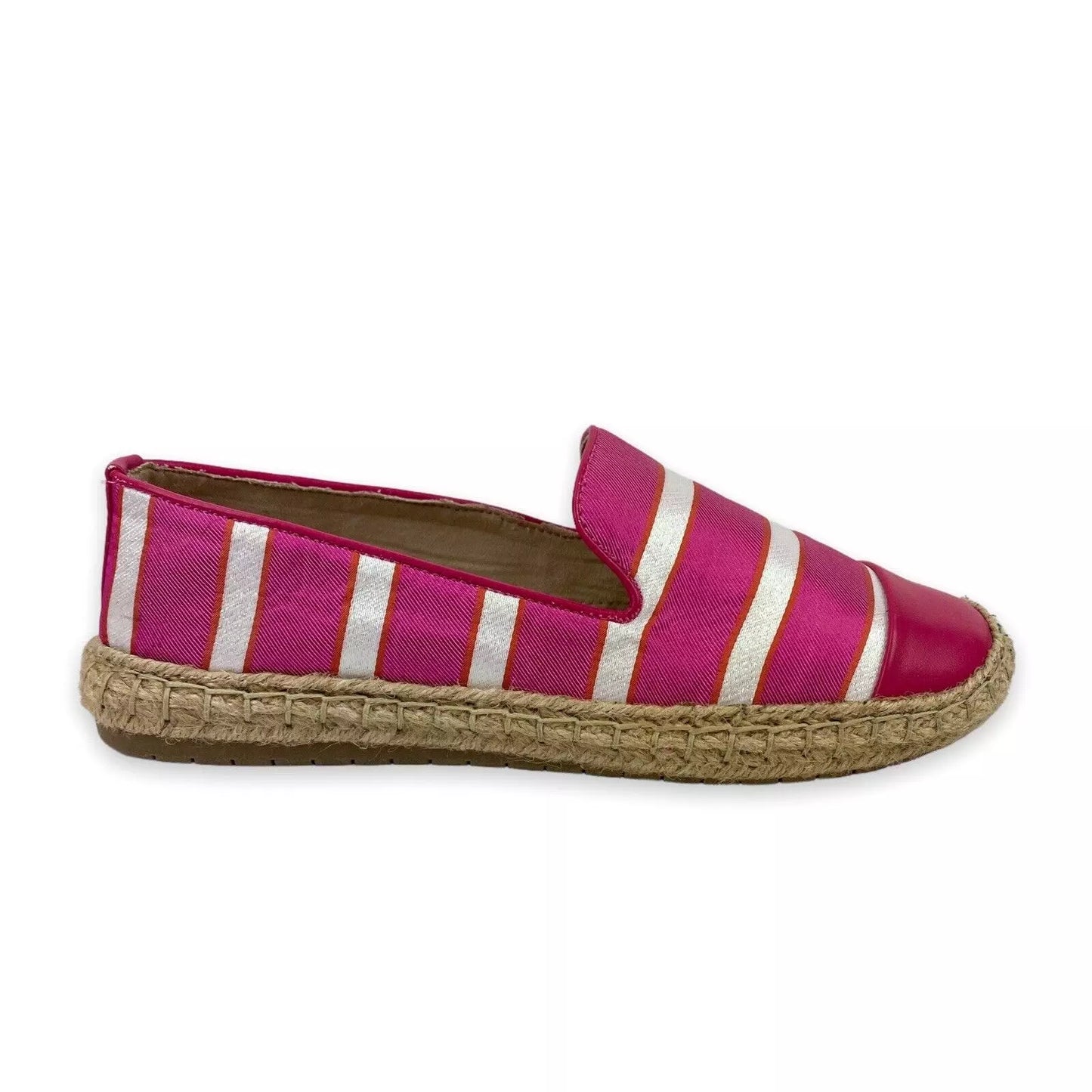 Charter Club Women's Jonii Espadrille Flats  Color Pink Stripe Size 8.5W
