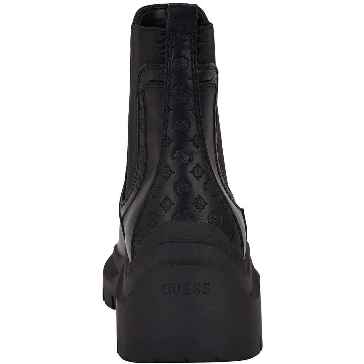 GUESS Women's Yesses Triple Triangle Chelsea Boots  Black Size 9