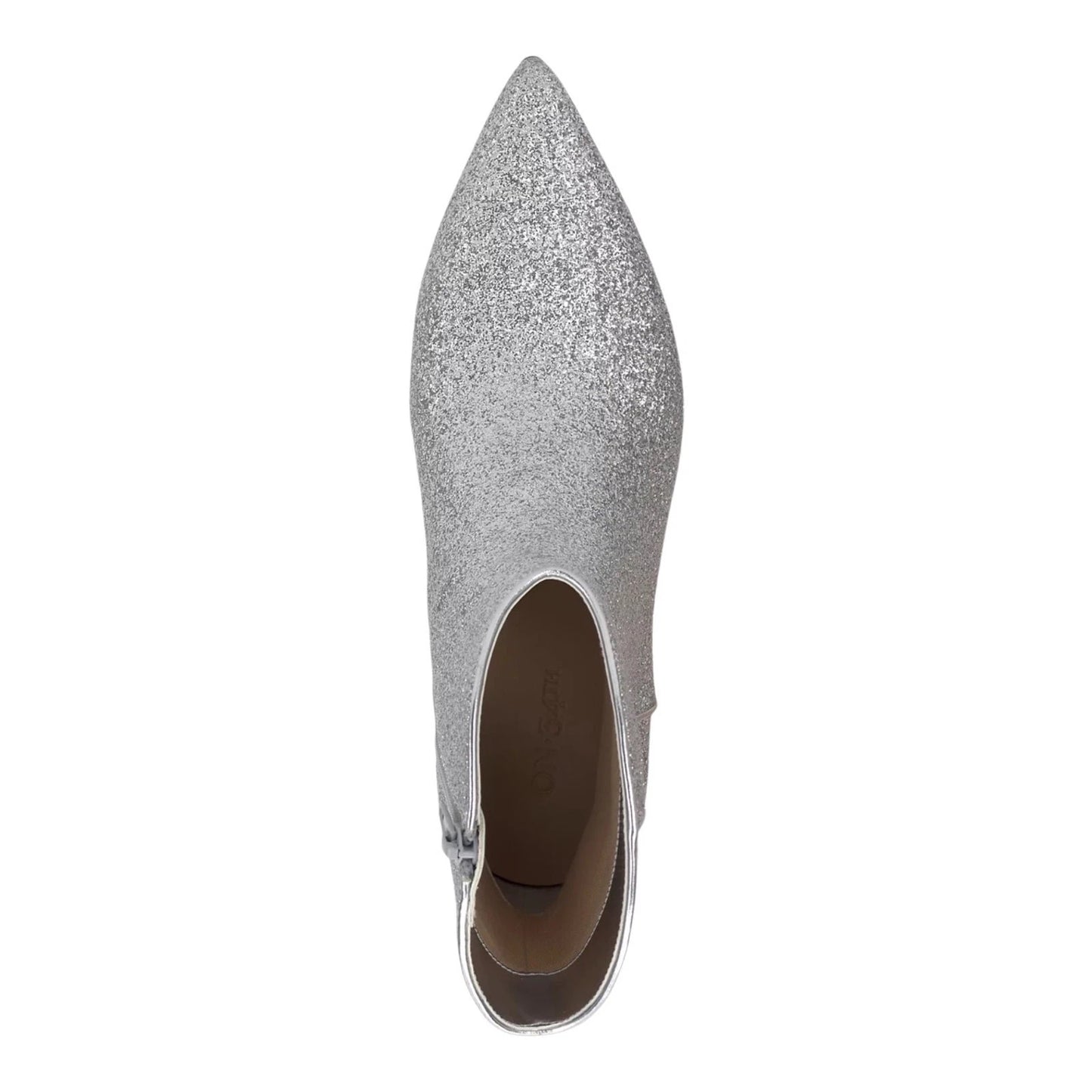 On 34th Women's Aatira Tulip Booties  Silver Glitter Size 10