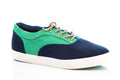 Club Room Men's Colorblocked Lace-Up Sneakers  Color Green/Blue Size 9M
