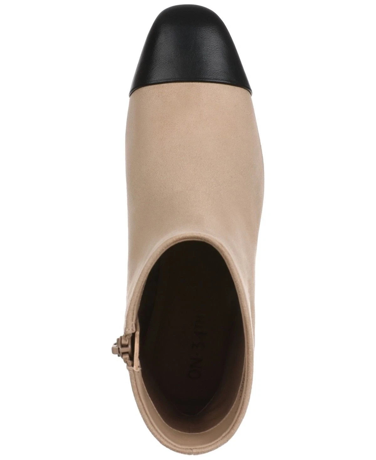 On 34th Women's Janette Cap-Toe Booties  Camel Micro/Black Size 9.5