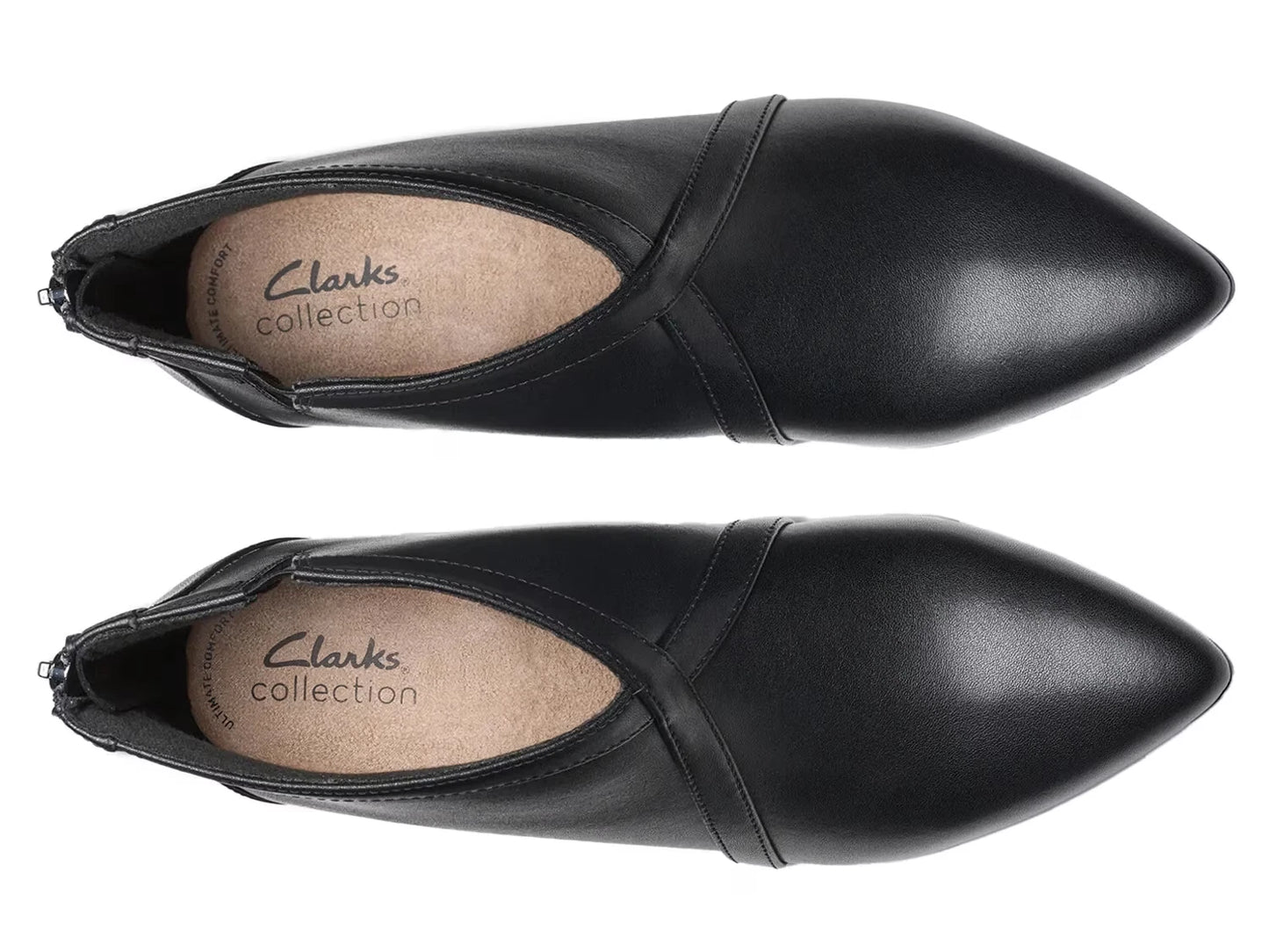 Clarks Women's Kataleyna Sol Boots  Black Leather Size 7