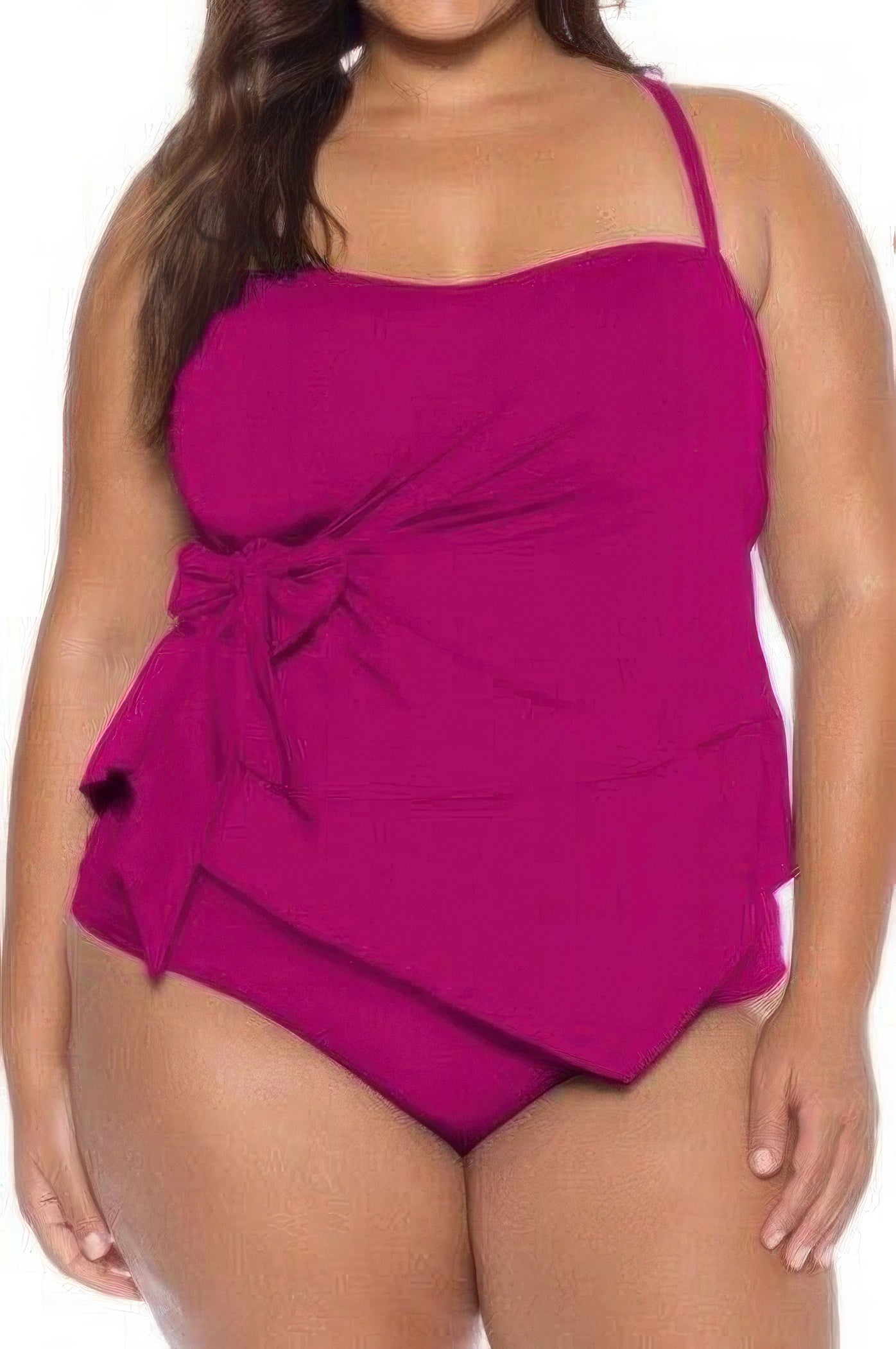 Becca ETC Plus Size Hipster Bottoms  Color Pomegranate Size 0X