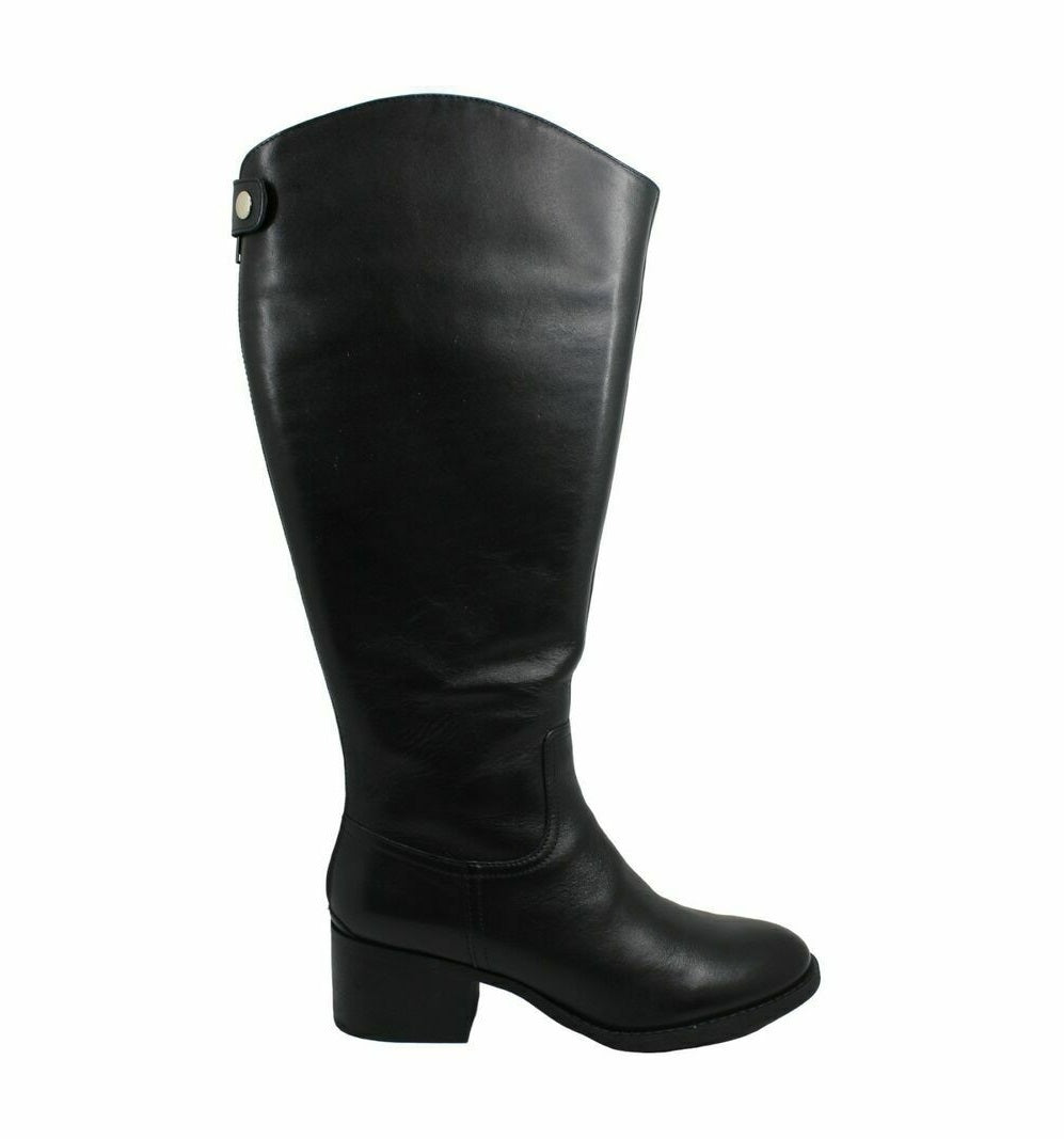INC International Concepts Ceriel Closed Toe Knee High Boots  Color Black Size 8.5M Wide Calf
