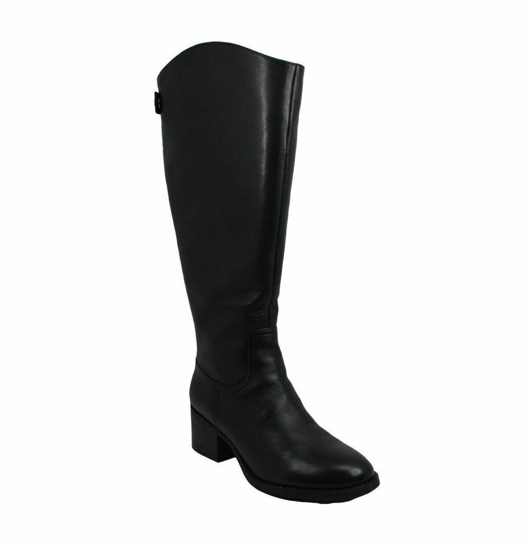 INC International Concepts Ceriel Closed Toe Knee High Boots  Color Black Size 8.5M Wide Calf