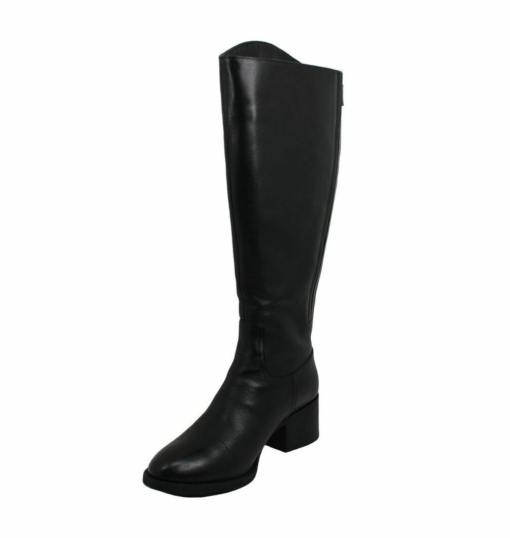 INC International Concepts Ceriel Closed Toe Knee High Boots  Color Black Size 8.5M Wide Calf