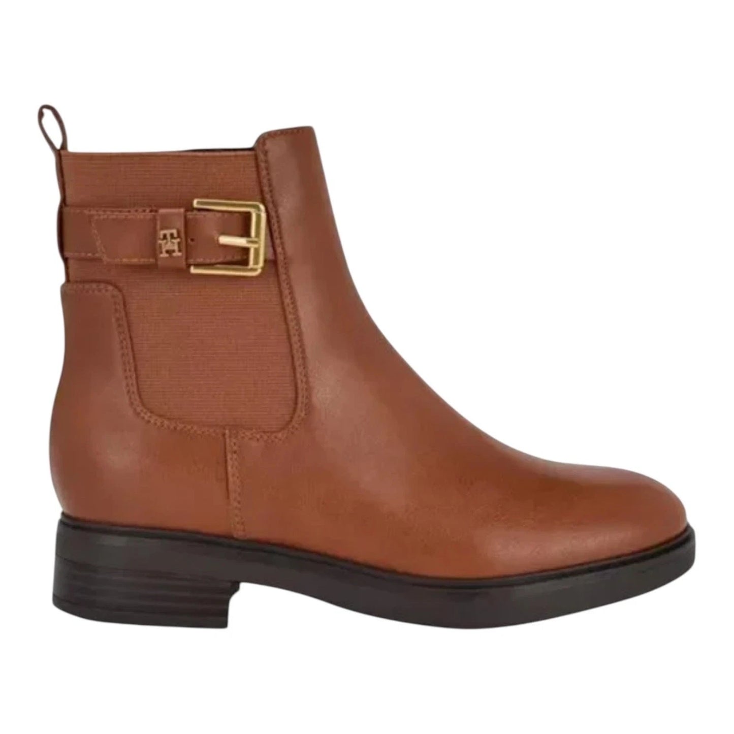 Tommy Hilfiger Women's Baylon Casual Chelsea Booties  Medium Natural Size 10