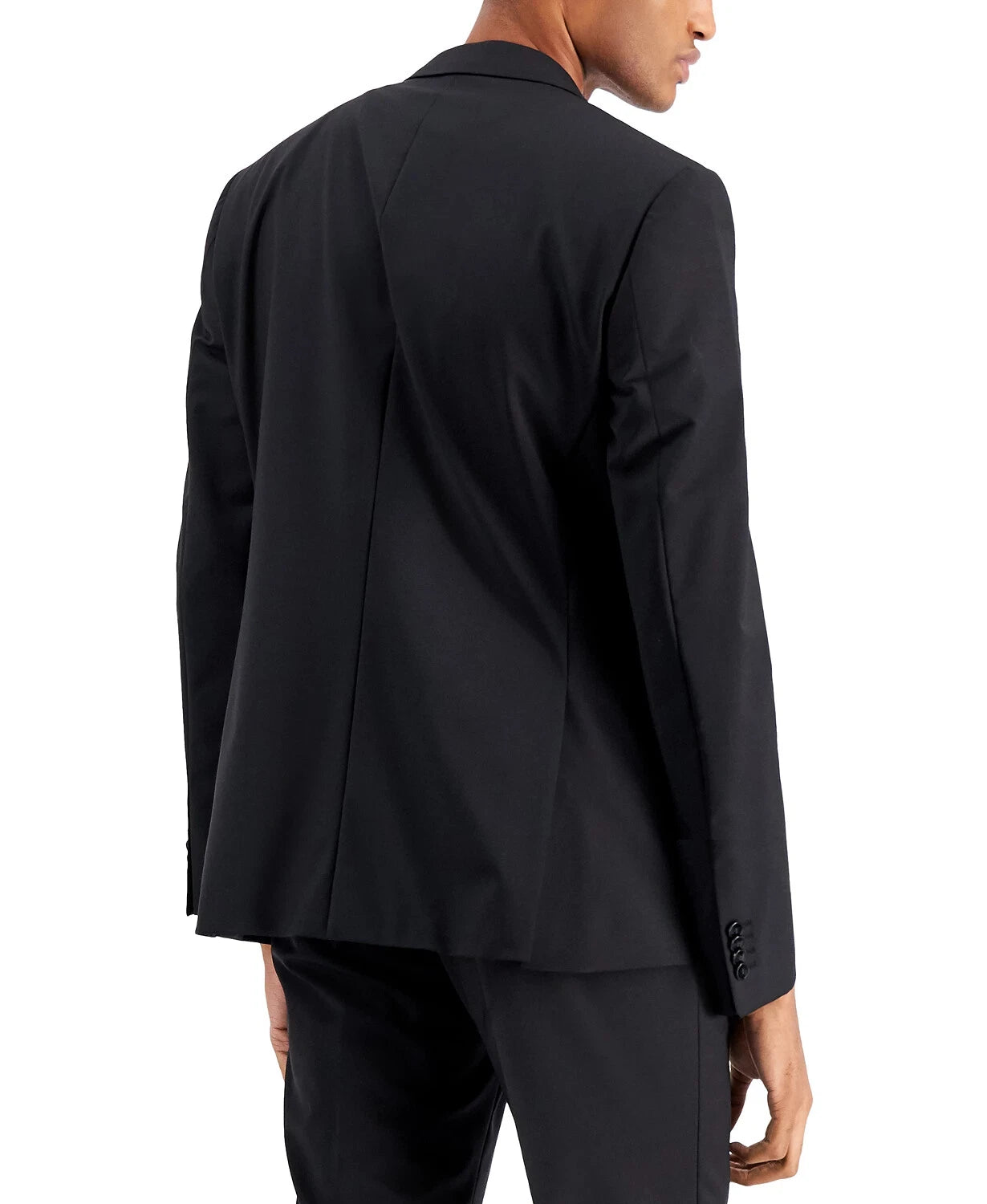 Hugo Boss Men's Modern-Fit Wool Suit Separates Jacket  Black Size 36R (Reticket Tag)