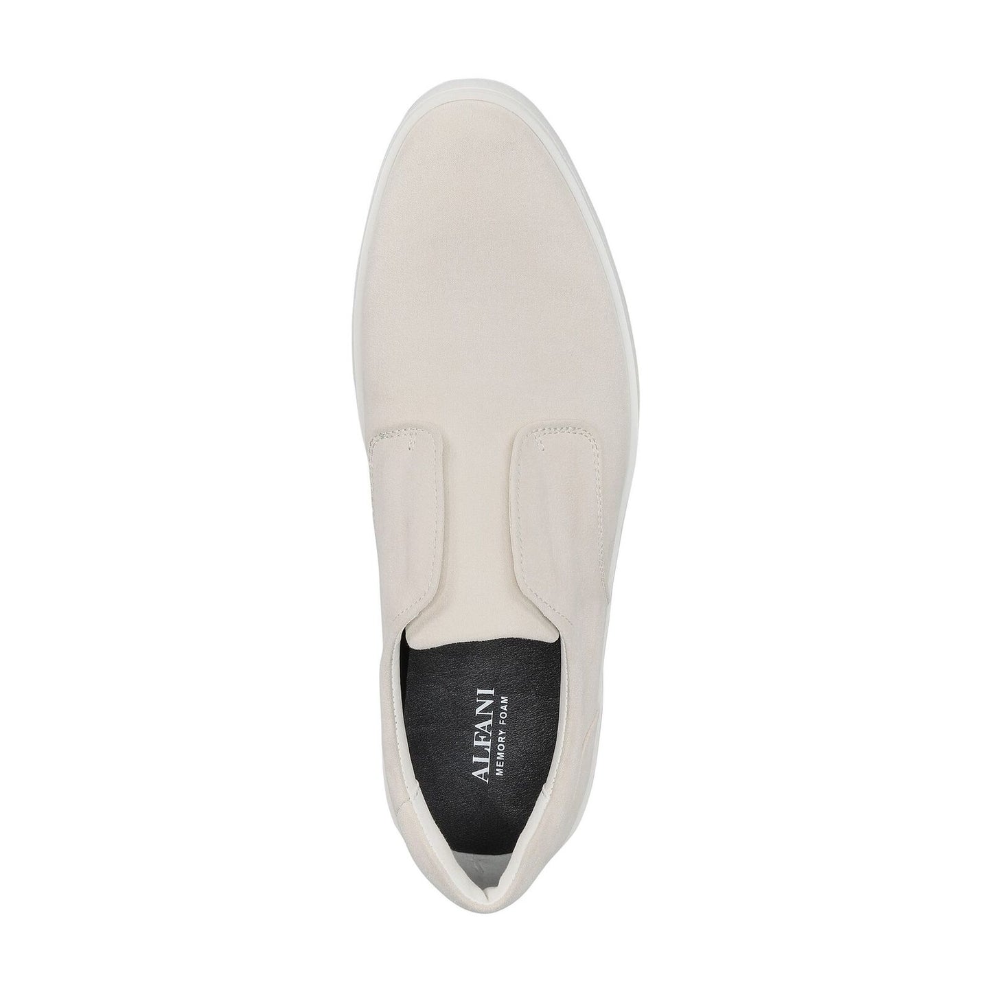 Alfani Men's Jayce Slip-On Sneakers  Color Beige Size 8.5M