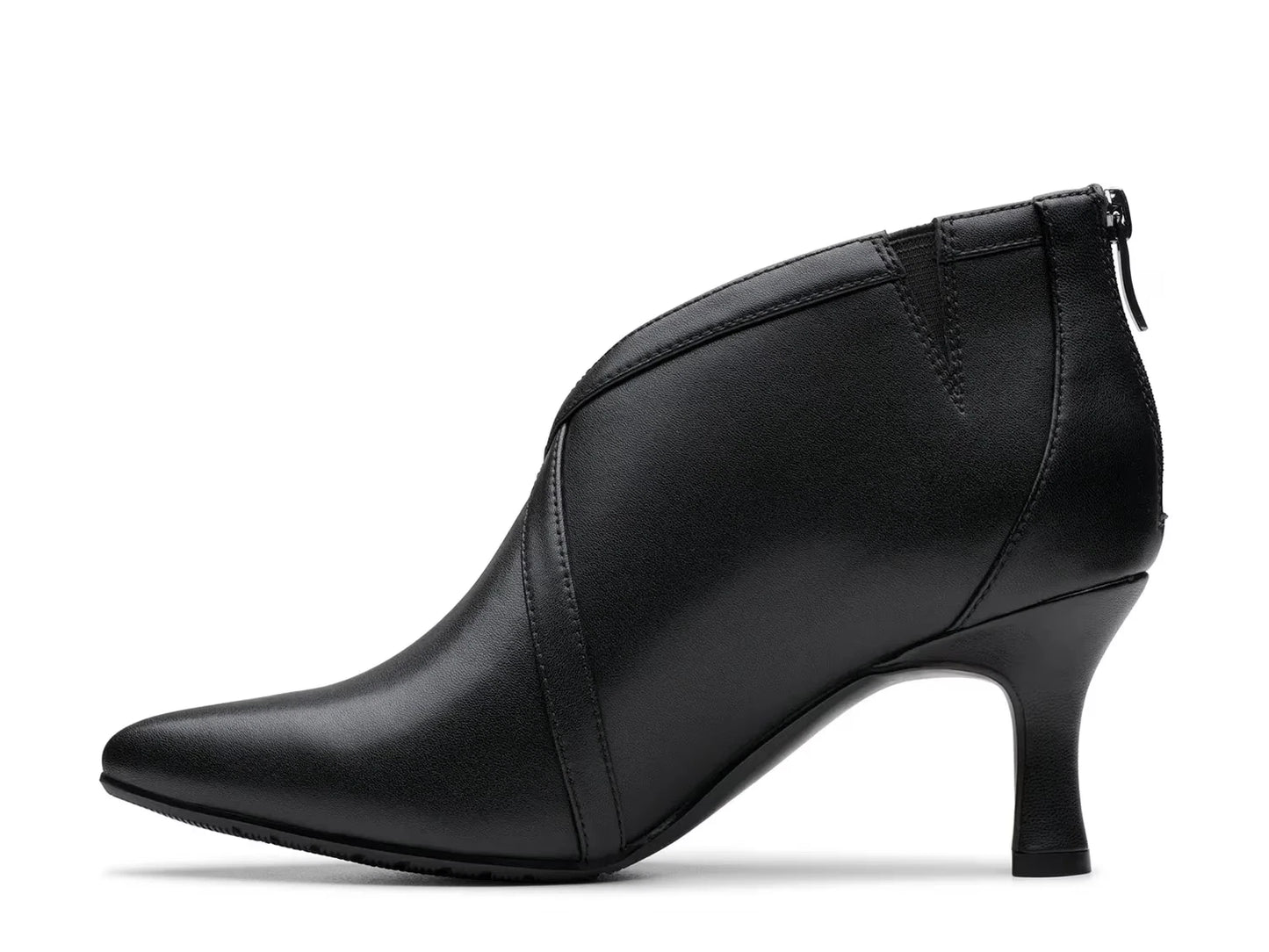 Clarks Women's Kataleyna Sol Boots  Black Leather Size 7