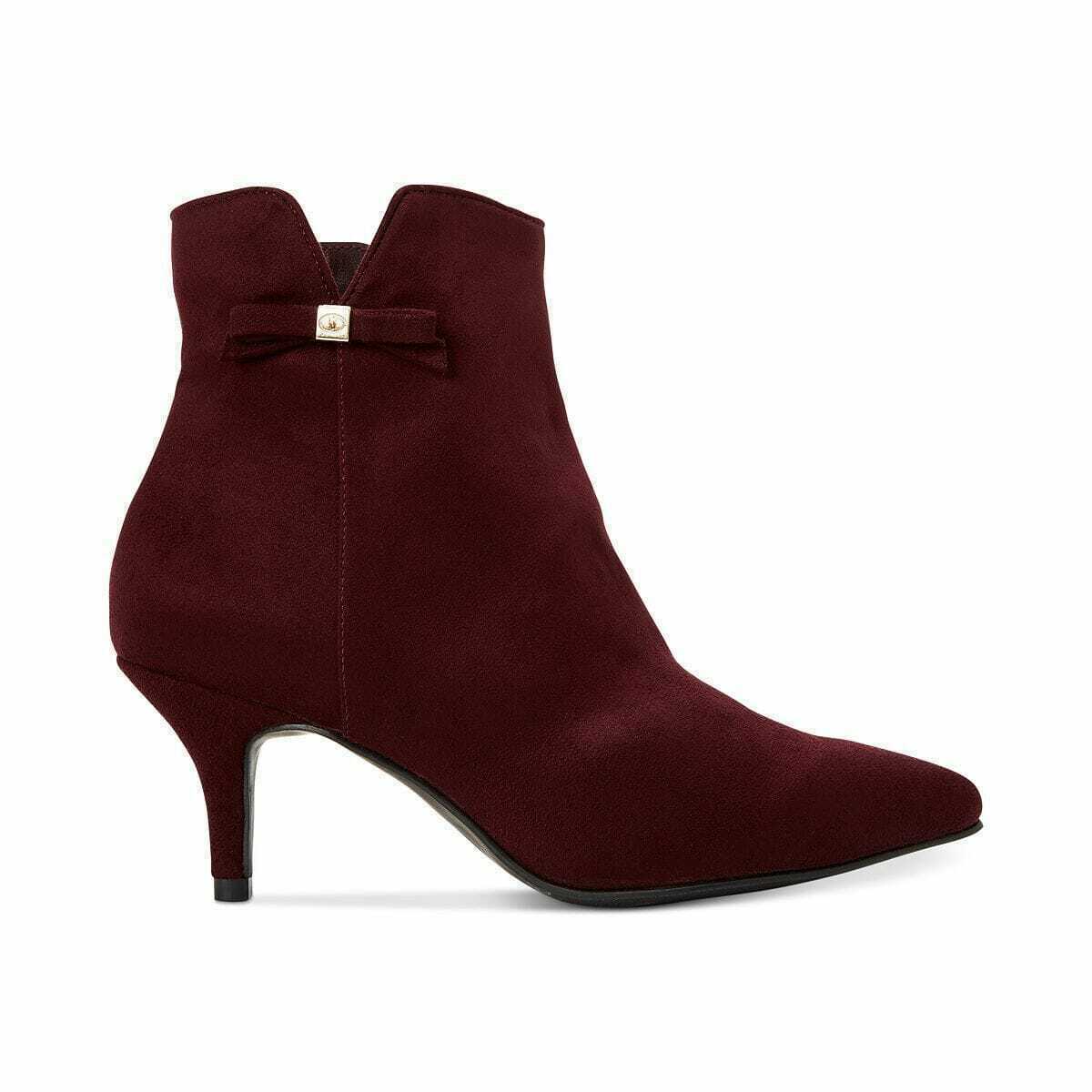 Charter Club Women's Charlette Dress Booties  Color Red Size 9M