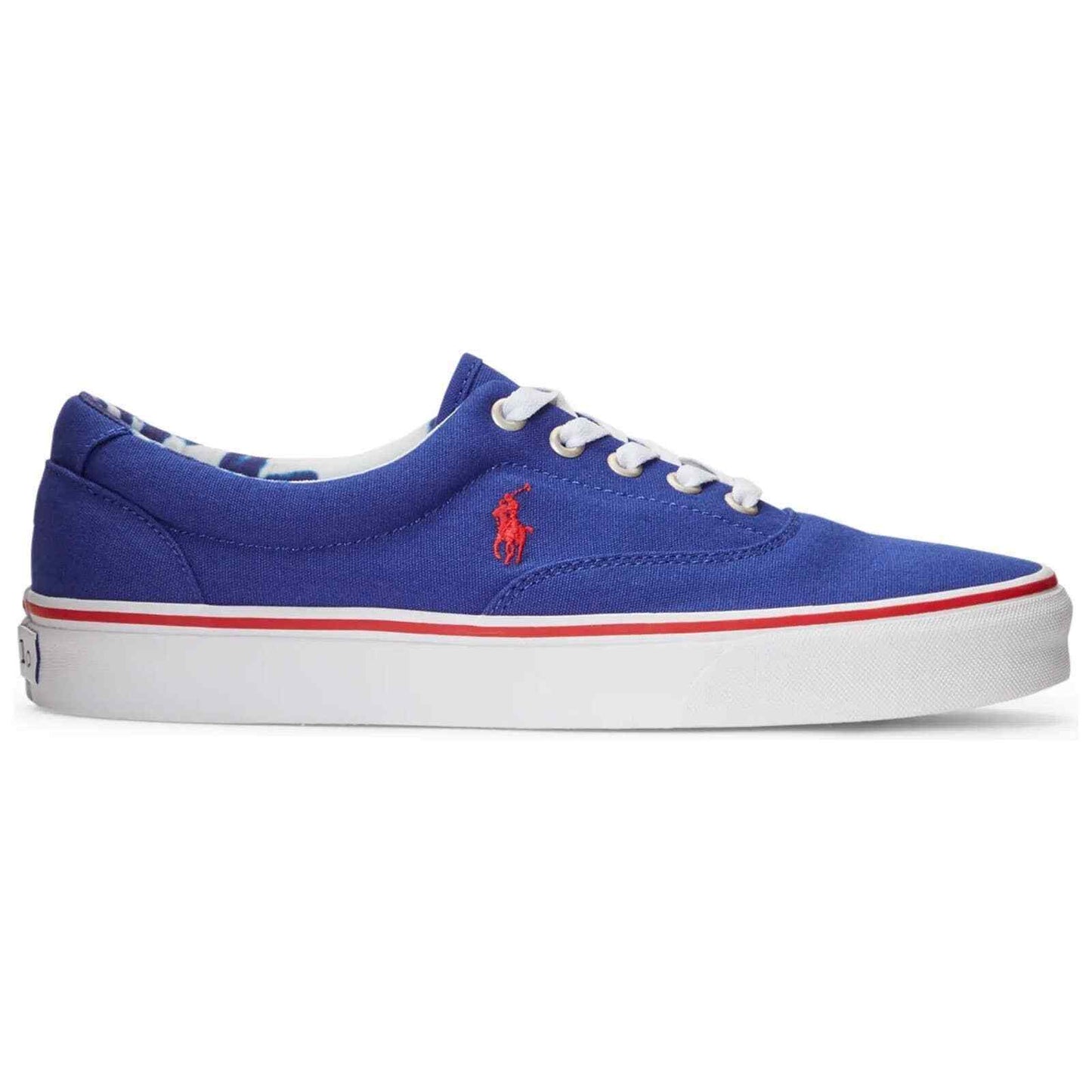 Polo Ralph Lauren Men's Keaton Canvas Sneakers  Hrt Royalred Size 9