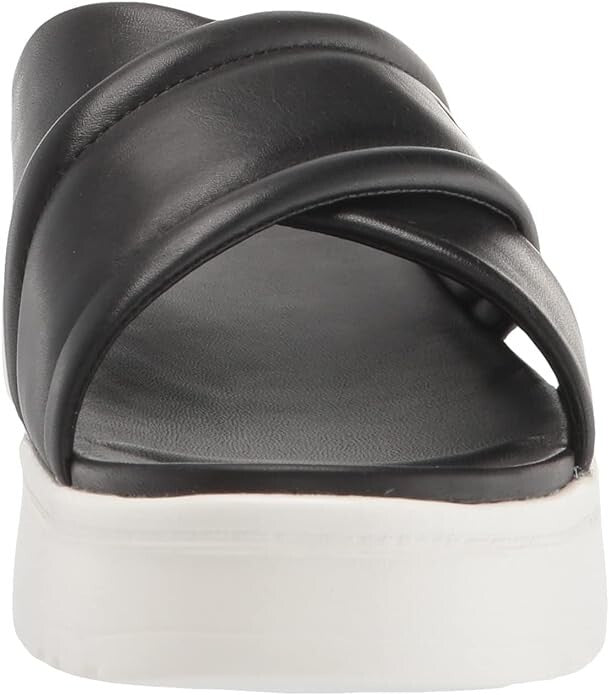 UGG Women's Zayne Crossband Sandals Black Leather Size 6