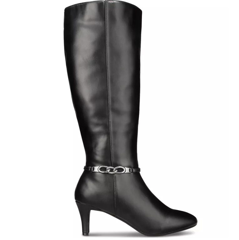 Karen Scott Women's Hanna Dress Boots  Color Black Size 8.5M