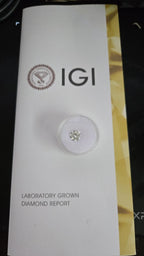 IGI Certified Luxuriant Lab Grown Diamond (Round) (D-VVS1) 2.02 ctw