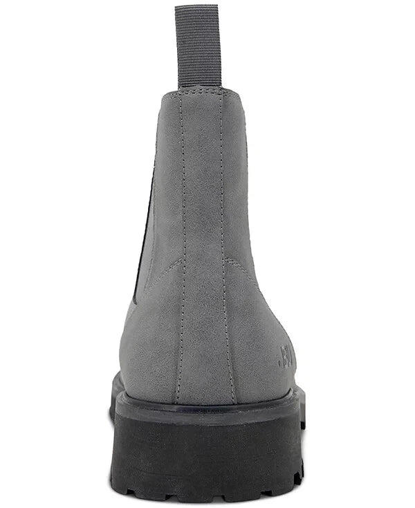 JBU Men's Kai Slip & Water-Resistant Chelsea Boots  Grey Size 10