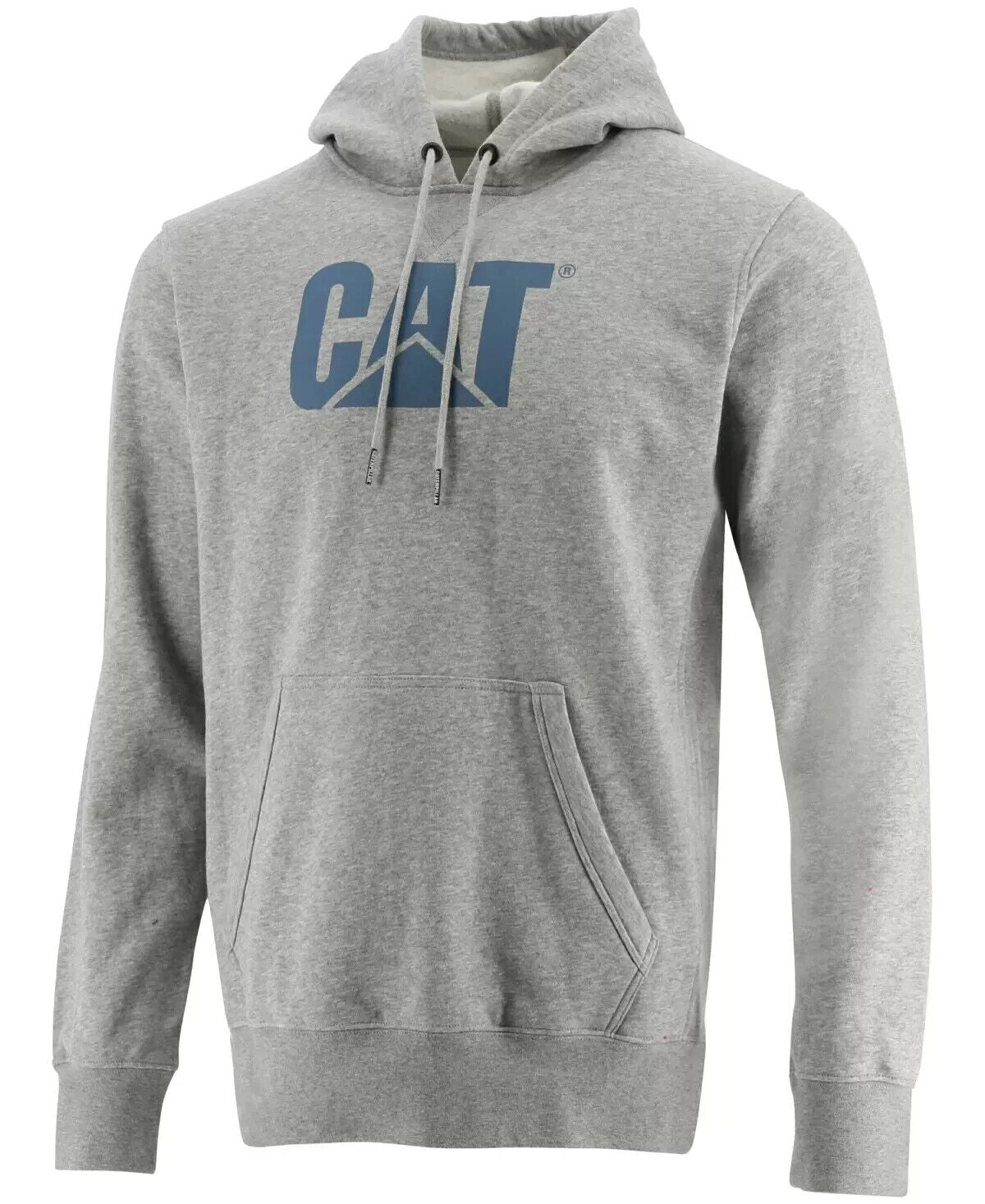 Caterpillar Men's Foundation Logo-Print Hoodie  Color Heather Gray-Niagara Size L
