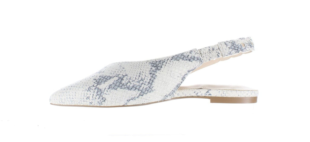Cole Haan Women's Merrit Skimmer Non-Heeled Slingbacks  Ivory Roccia Size 9B