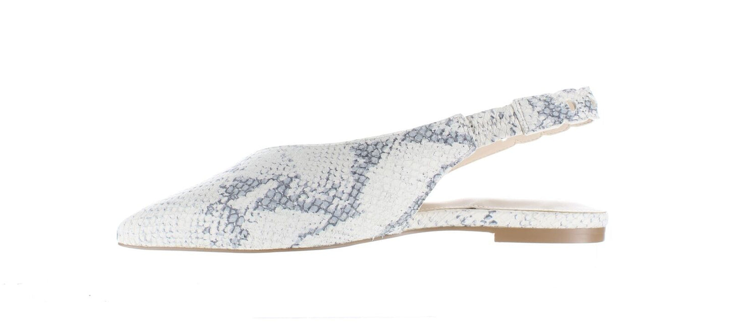Cole Haan Women's Merrit Skimmer Non-Heeled Slingbacks  Color Ivory Roccia Size 9B