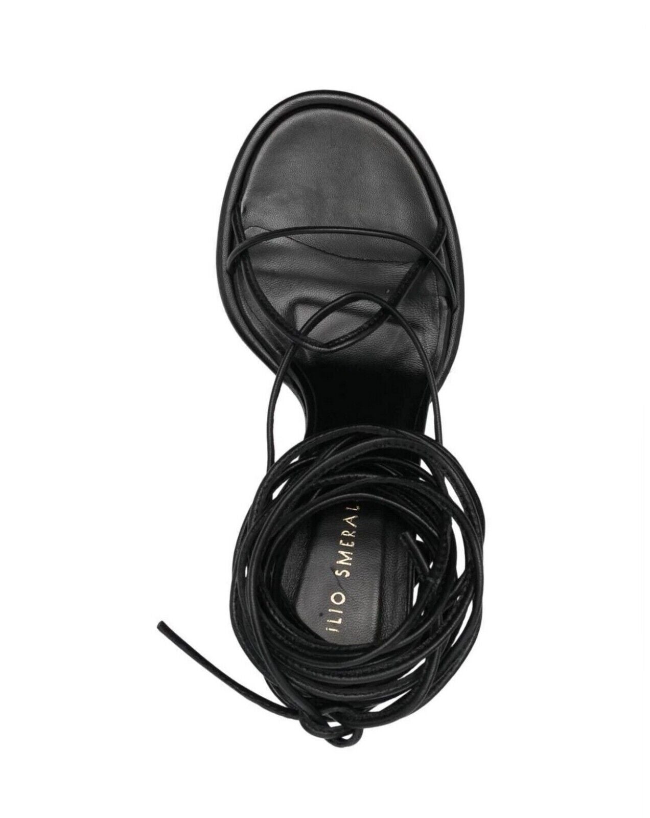 ILIO SMERALDO Ilenia 02 STRAPPY SANDAL  Color Black Size EU 39/US 8