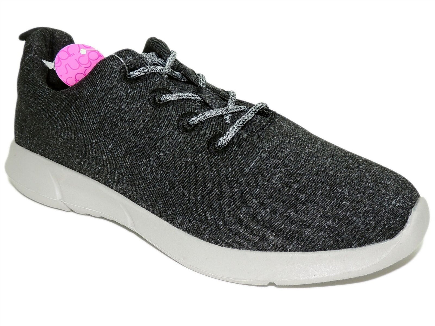Sugar Women's Gabber Lace-Up Manmade Sneakers  Color Black Size 9.5M