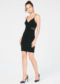 B DARLIN Mesh Spaghetti Strap Short Body Con Dress   Color Black Size 11/12