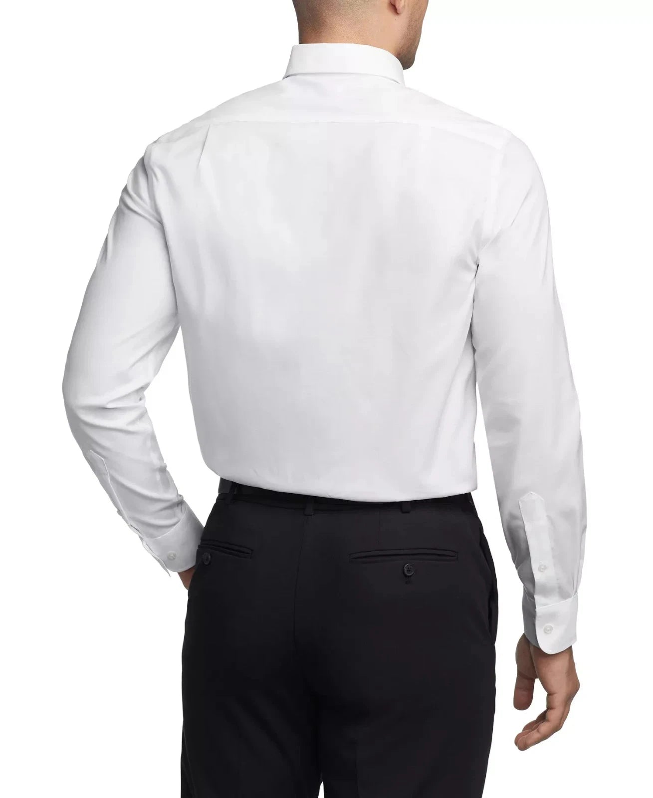 Tommy Hilfiger Men's THFlex Regular-Fit Oxford Dress Shirt  White 18.5 36/37 (Reticket Tag)